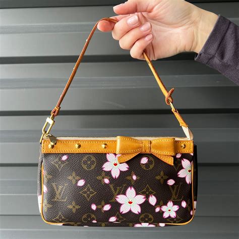 murakami cerises louis vuitton pochette fake|takashi murakami handbags.